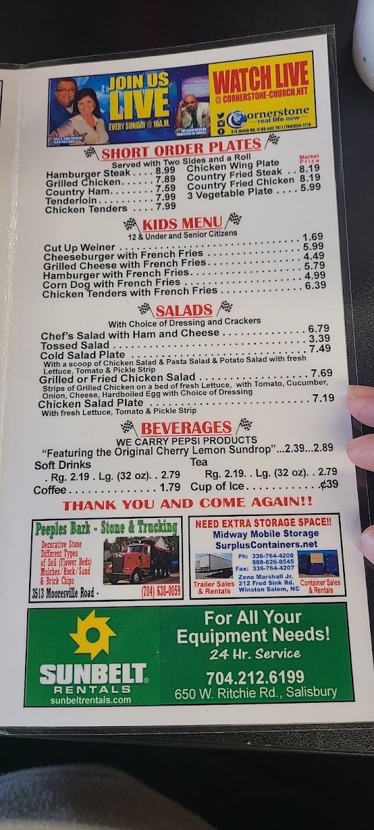 Checkered Flag Barbecue Menu - Image 4