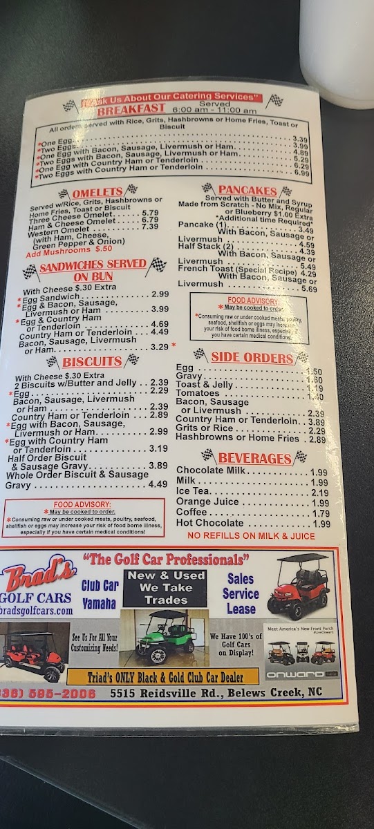 Checkered Flag Barbecue Menu - Image 5