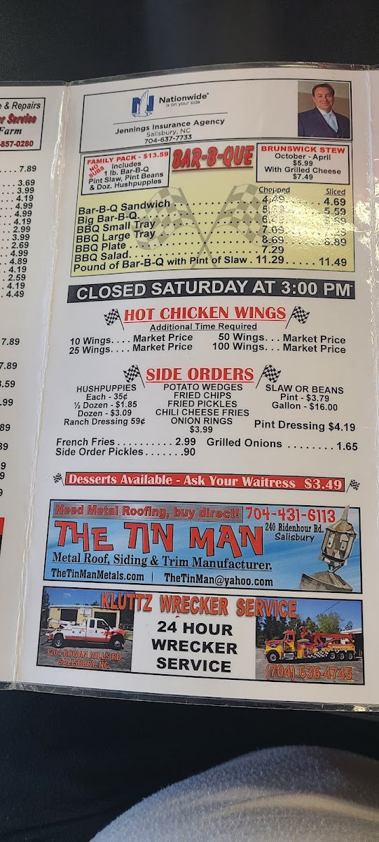 Checkered Flag Barbecue Menu - Image 6